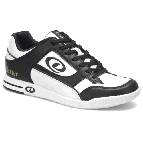 Dexter Unisex Royal Black/White Bowling Shoes - BowlersParadise.com