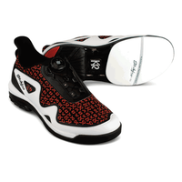 KR Strikeforce TPC Gladiator Men's Right Hand Black/Red/White Bowling Shoes - BowlersParadise.com