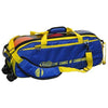 Vise Clear Top 3 Ball Tote Blue/Yellow Bowling Bag - BowlersParadise.com