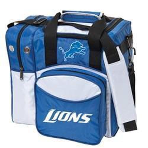 Detroit Lions Single Bowling Ball Tote Bag with Shoe Compartment